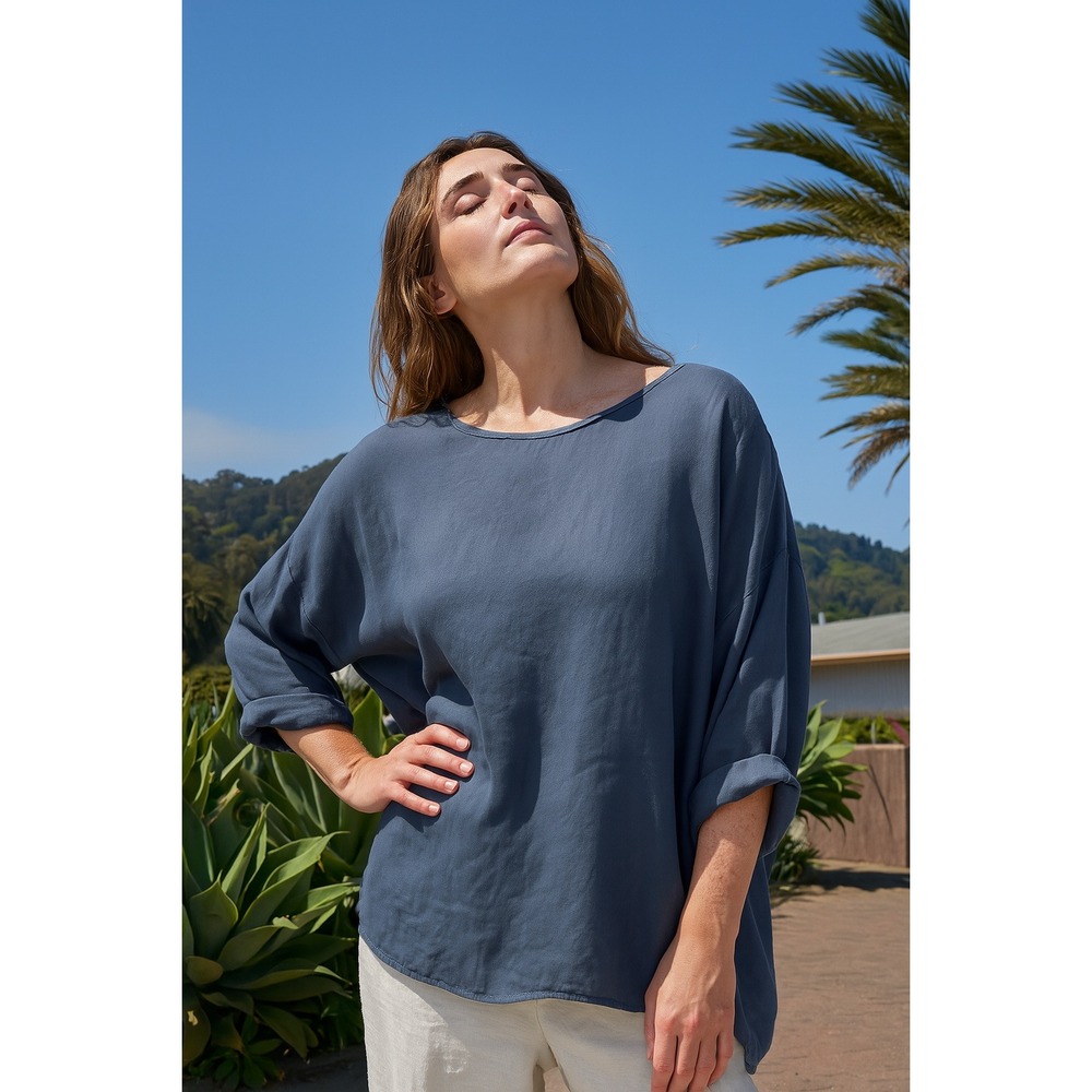 CP Shades Sibella silk blend tunic size XS – oversized‎ coastal boho essential